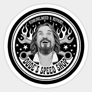 Dude's Speed Shop Sticker